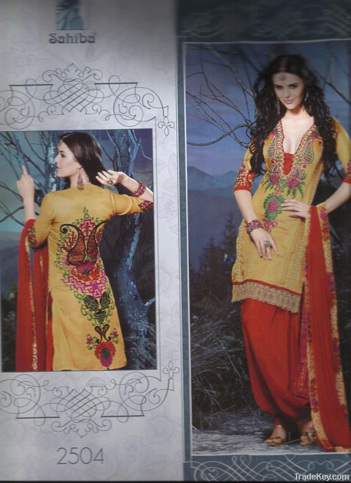 Beautiful, designer, printed, party wear salwar kameez