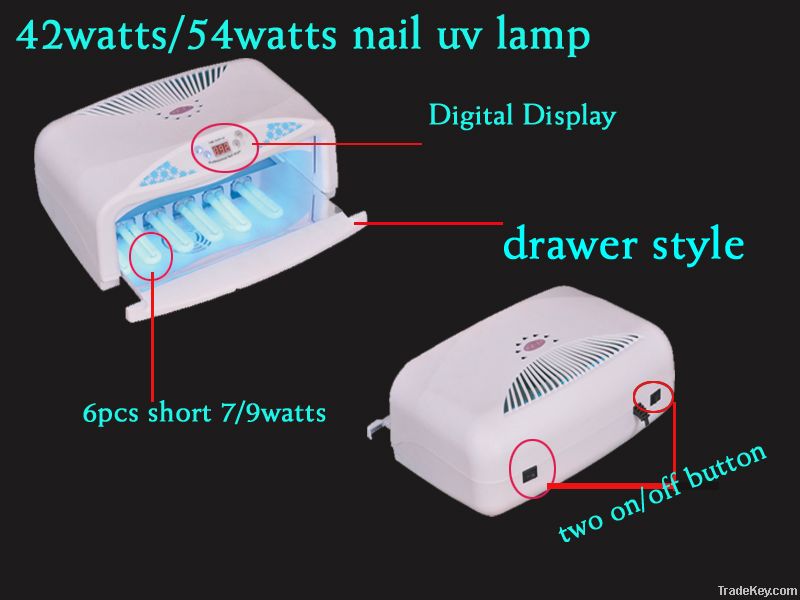 54/42watts nail uv lamp