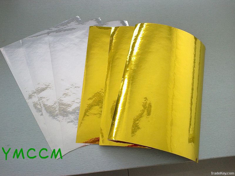 golden/silver/matte silver PET label paper