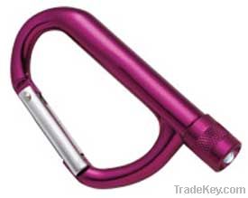 Aluminum Carabiner with LED Light