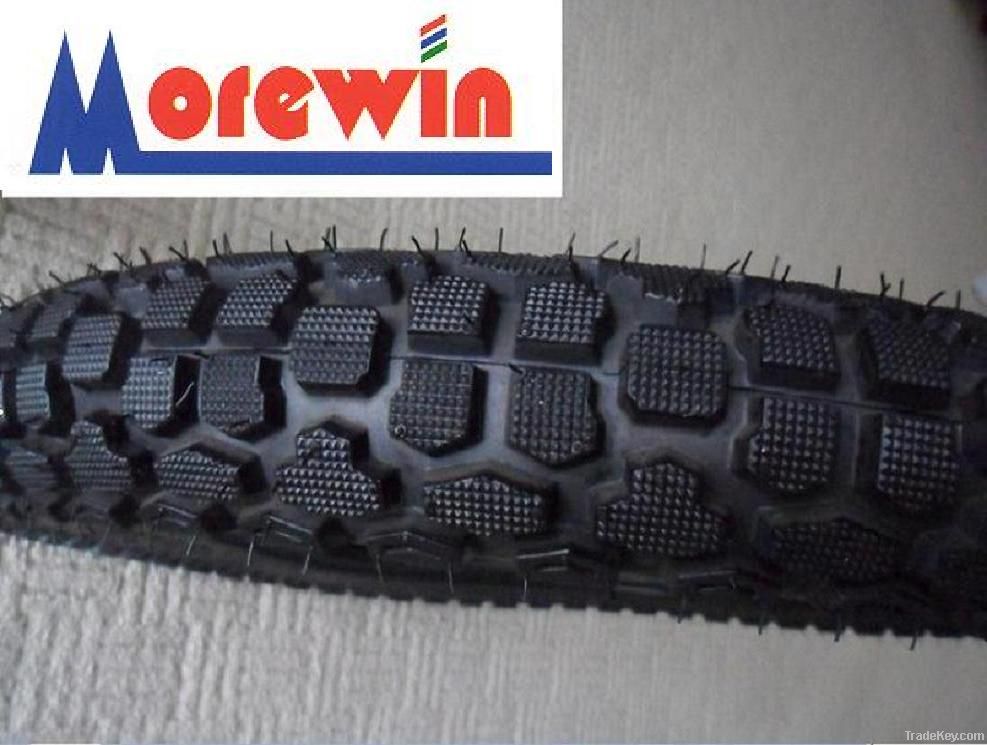 Cross country motorcycle tire