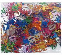 Metallic PVC/PET numerial/ number birthday confetti Multi-color available