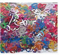 Metallic PVC/PET numerial/ number birthday confetti Multi-color available