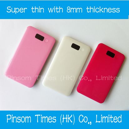 Pinsom ultra thin power bank for ipad/iphone/samsung/nokia