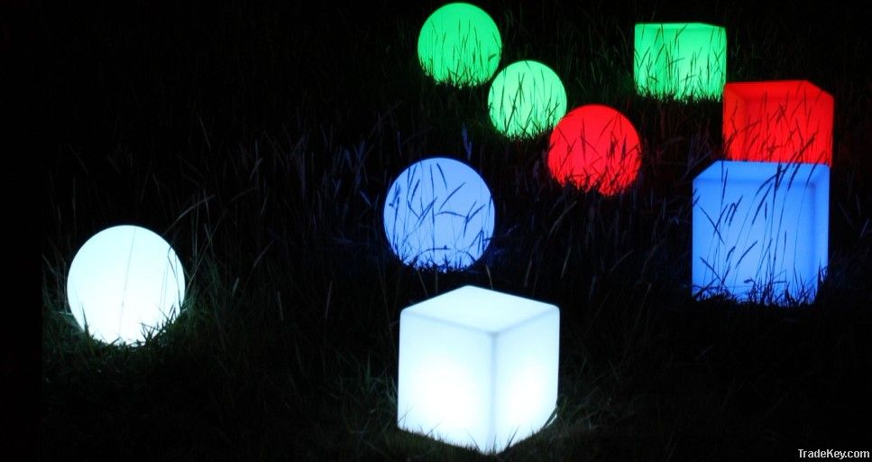 outdoor led colorful chirstmas ball light