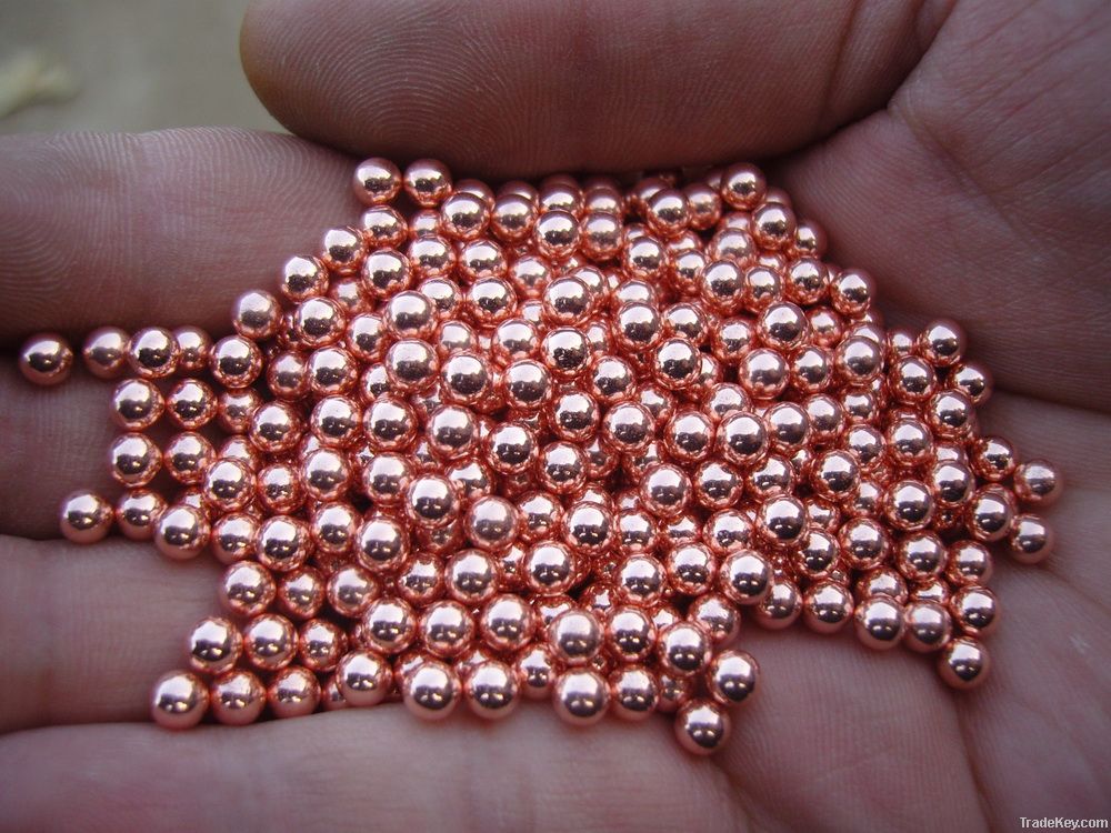 4.41mm cooper plated  carbon steel ball