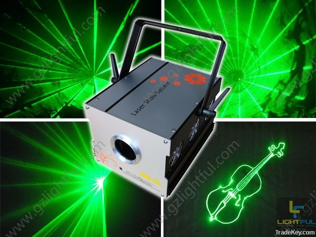 1W Green laser light