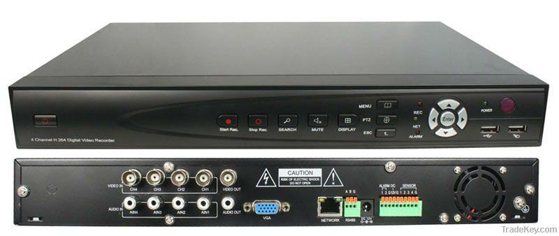 hot ! H.264 4 CH network cctv DVR (model:BE-8104 D1)