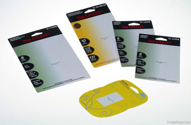 Blister Cards, Art Board with Full Color Printing, paper packaging