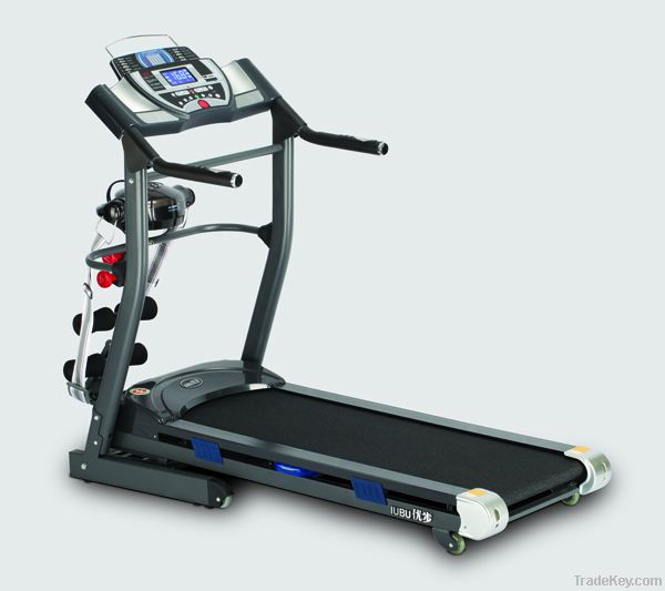 Touch screen remote control foldable motorized treadmill