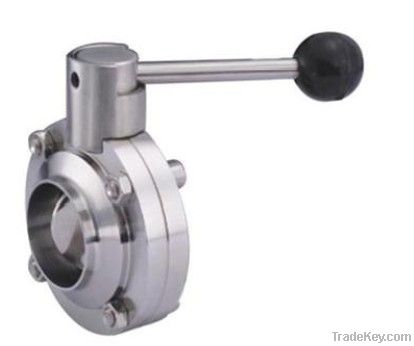 Stainless Steel Welded Ending Butterfly Valve With Multi-Position Plas