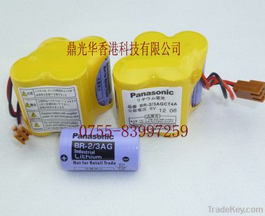 FANUC/PLC/GE Panasonic BR-2/3AGCT4A 6V lithium battery /Primary batter