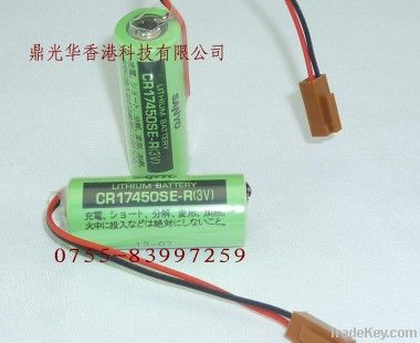 PLC lithium battery Sanyo CR17450SE-R 3V 2500MAH AA size for omron and