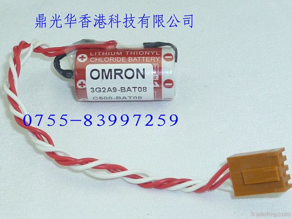 PLC OMRON  3G2A9-BAT08(C500-BAT08)  3.6v 2/3A size 1600mah lithium bat
