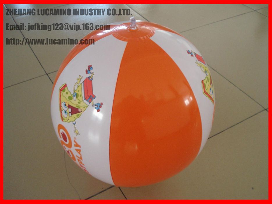 Cheap PVC Inflatable beach balls for promotianal