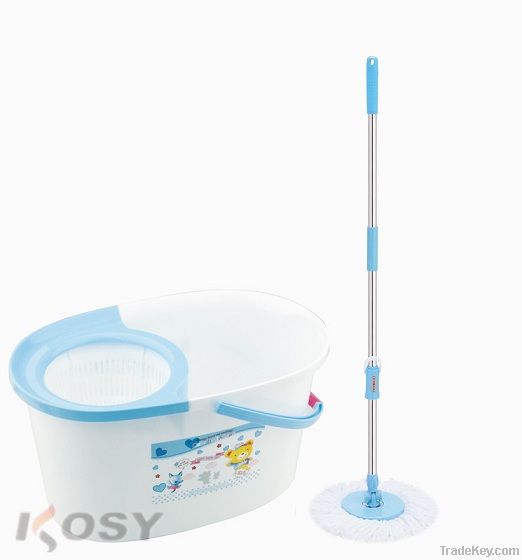 new design durable easy spin microfiber mop and bucket