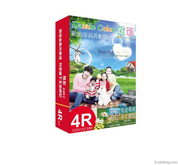 RC glossy photo paper