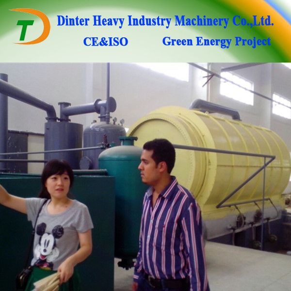 High quality DTA Waste Tires To Oil Recycling Machinery