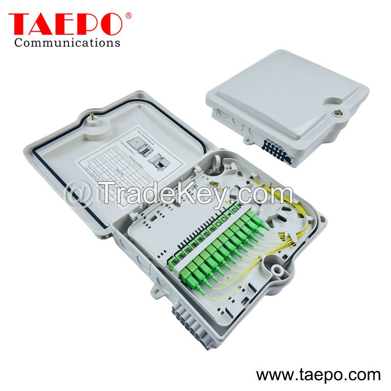 Sample Free outdoor 12 fiber SC FDB Fiber optic distribution box with fiber adapter