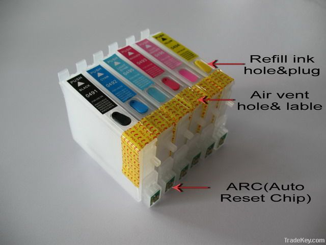 Refillable ink cartridge for Epson