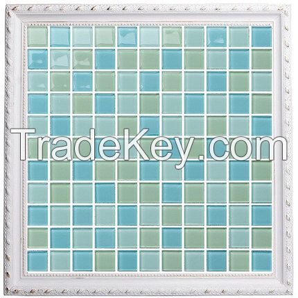 Crystal glass Mosaic tiles subway winning  jigsaw puzzle mosaic Wall tiles wall sticks