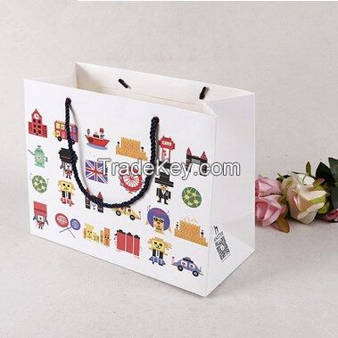customized logo printing gift packaging paper bags