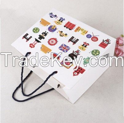 customized logo printing gift packaging paper bags