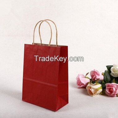 customized logo printing paper shopping bags