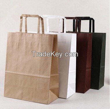 customized logo printing craft paper bags