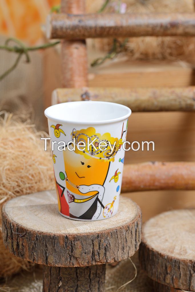 Bean world Girls and boys ceramic mugs with high quality 