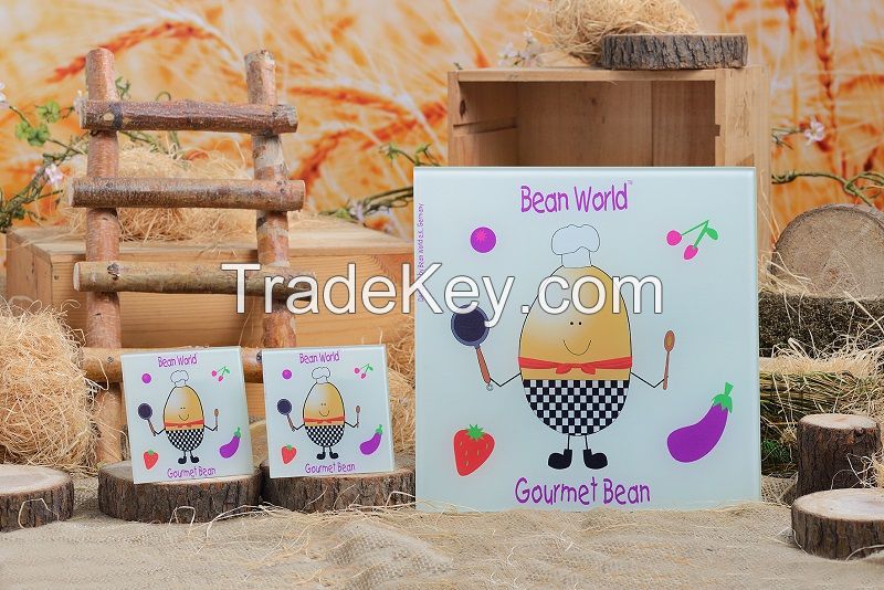 Bean World glass place mats 