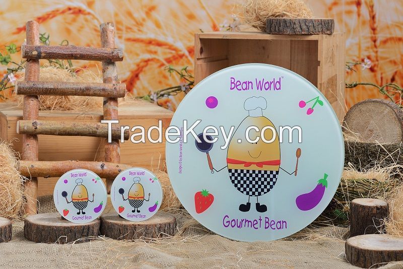 Bean World glass place mats 