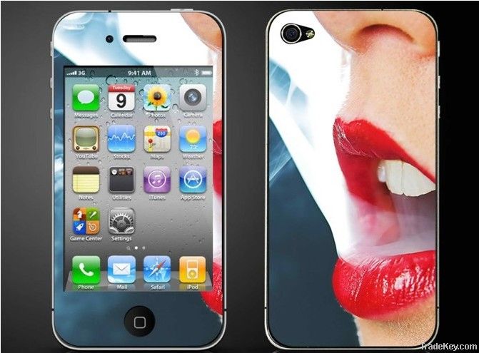 Mirror screen protector for iphone4, PET screen protector film