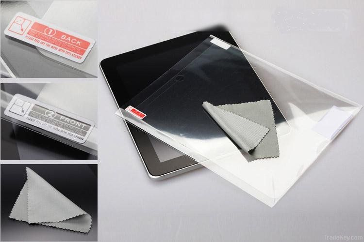 High quality clear screen protector for ipad2, PET screen gaurd