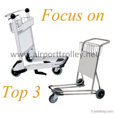 250kg load capacity airport hand trolley