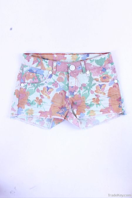 boys' 100%cotton print pants