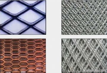 Expanded wire mesh, expanded metal mesh