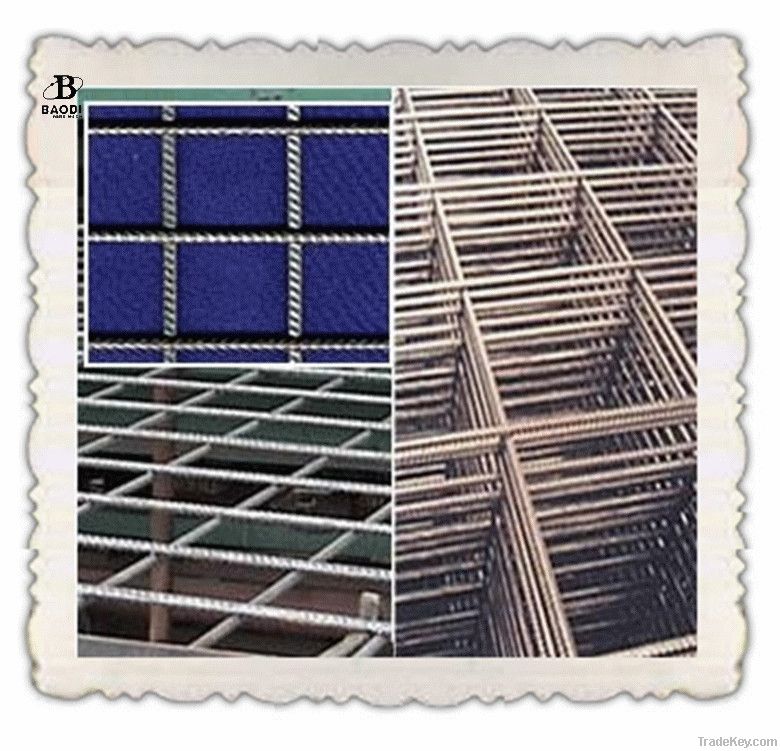 Reinforced concrete wire mesh panel