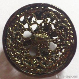 25mm Elegent Alloy Sewing Button for Lady Garment
