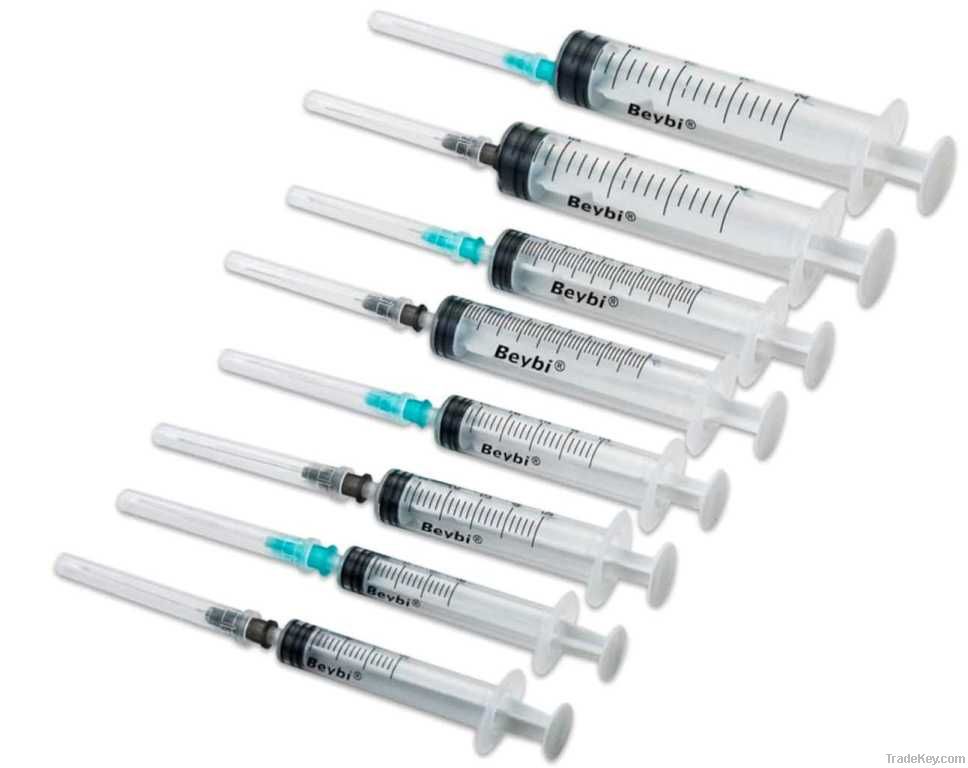 3 Parts Disposable Syringe With Needle