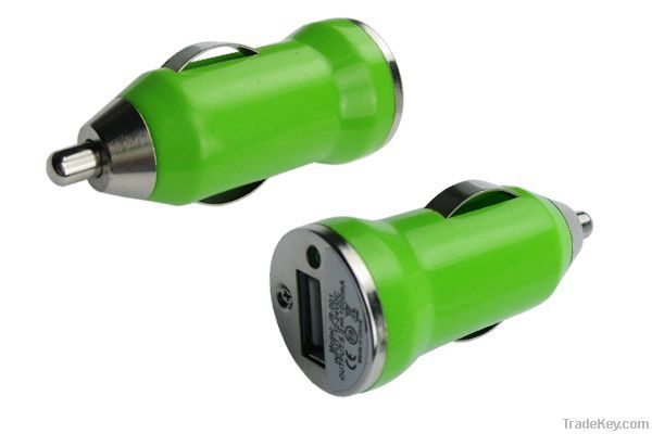 Colorful Mini USB Car Charger for all kinds of Cellphone