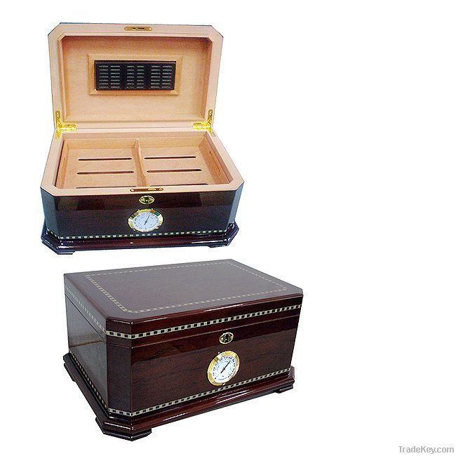 VinBRO Cigar Accessories Cigar Humidor Box Cedar Wood Humidor Case
