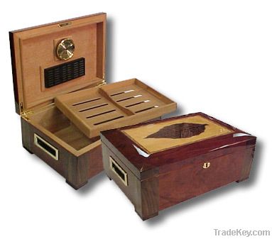 VinBRO Cigar Accessories Cigar Humidor Box Cedar Wood Humidor Case