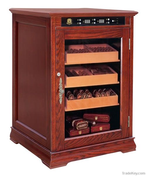 VinBRO Electric Wooden Cigar Humidor Cabinet in Furniture Digital