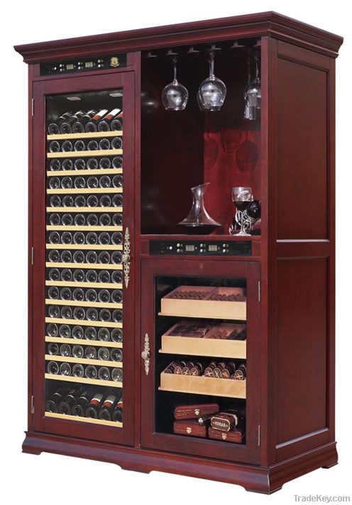 VinBRO Electric Wooden Cigar Humidor Cabinet in Furniture Digital