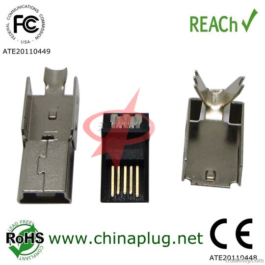 mini usb 5 pin plug connector