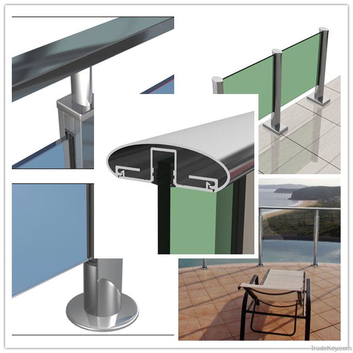 Aluminium guard rail series