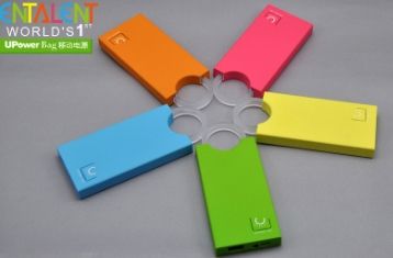4800 mah Mobile power bank cystal style with led flashlight function