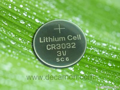 3V CR3032 Lithium Battery / Lithium Button Cells