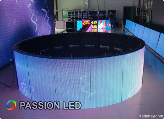 curved led display